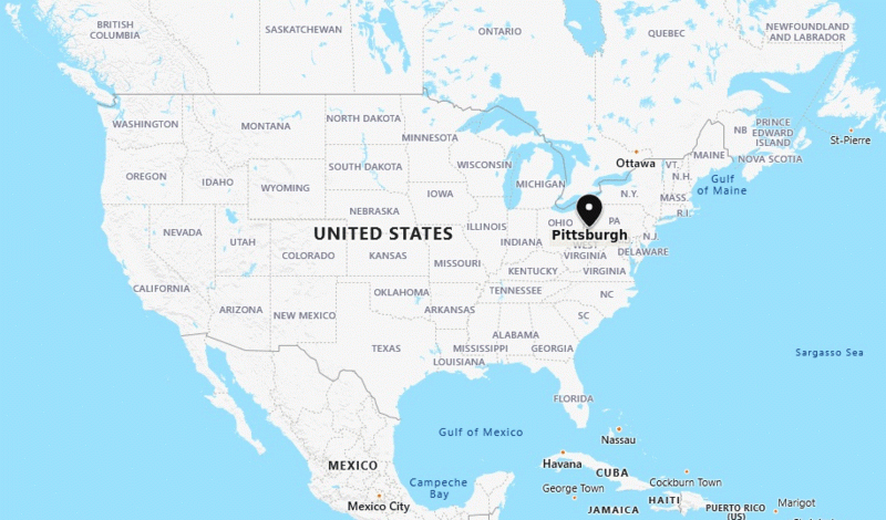 Pittsburgh Pa On Us Map Weather Us Map