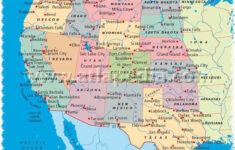Political Map Of Western United States Of America Atlapedia Online