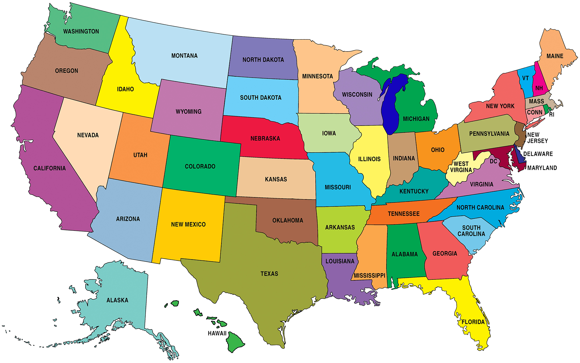 Political Sitemap Michael J Kelly US Political Map