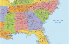 Printable Map Of Southeast US Printable Map Of The United States