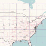 Printable Map Of United States With Latitude And Longitude Lines