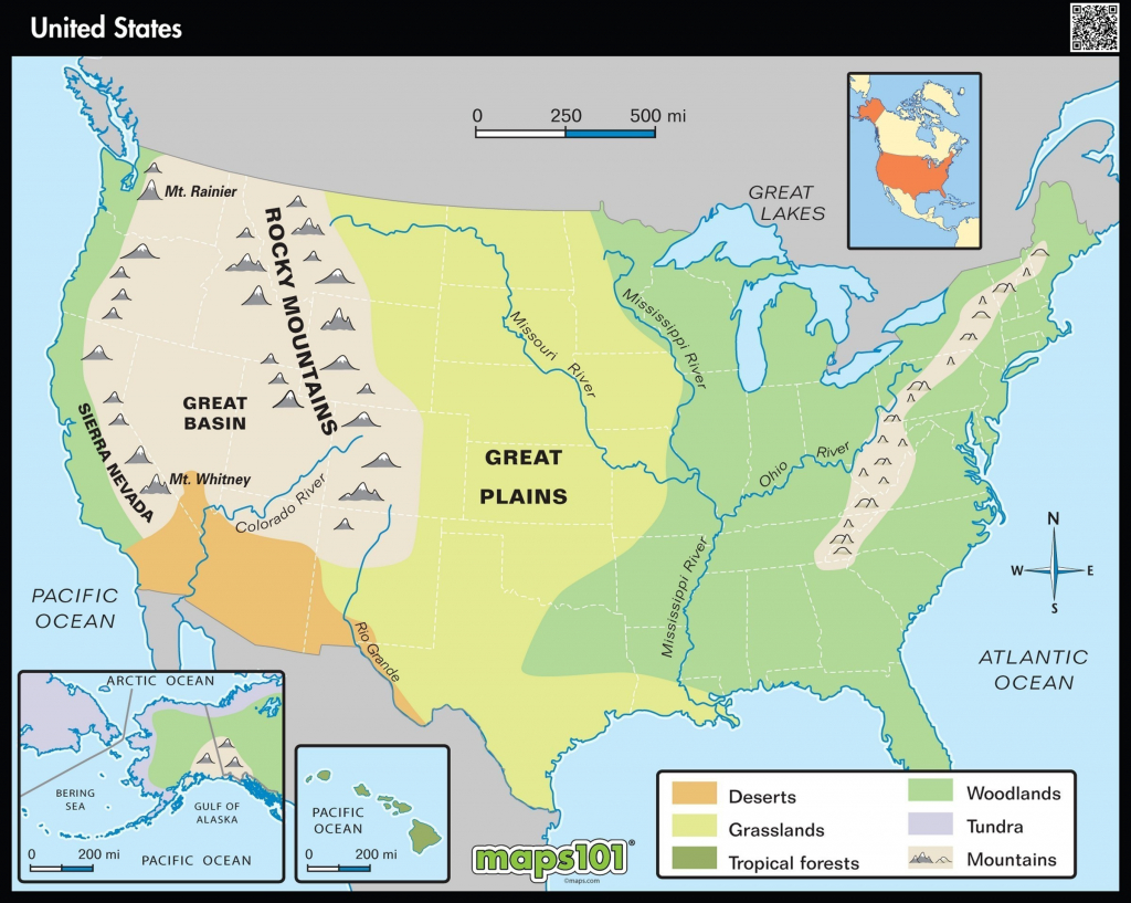 Printable Map Of Us Mountain Ranges Printable US Maps