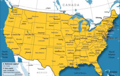 Printable US Map Template USA Map With States United States Maps