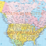 Printable Us Map With Latitude And Longitude And Cities Printable US Maps