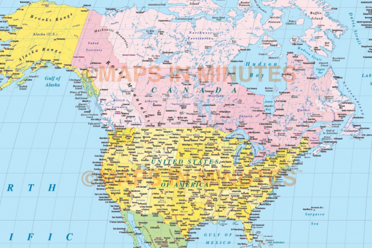 Printable Us Map With Latitude And Longitude And Cities Printable US