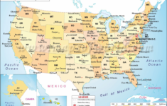 Printable Us Map With Latitude And Longitude And Cities Printable US Maps