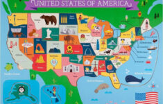 Professor Poplar s Fifty Nifty States United States Of America Wooden