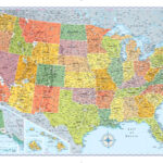 Signature United States Wall Map Folded 9780528020476 Walmart