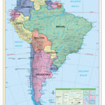 South America Essential Classroom Wall Map KAPPA MAP GROUP