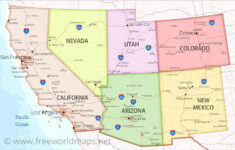 southwestern us maps Southwestern US Maps