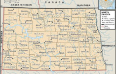 State And County Maps Of North Dakota
