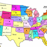 State Labeled Map Of The Us Us Map States Labeled Awesome Printable