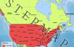 StepMap Map 1 US And Canada Landkarte F r USA