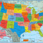 Superior Mapping Company United States Poster Size Wall Map 40 X 28