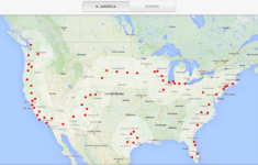 Tesla Has Supercharger Routes Up Down Around The US Map