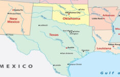 Texas Mapa EUA Destinos