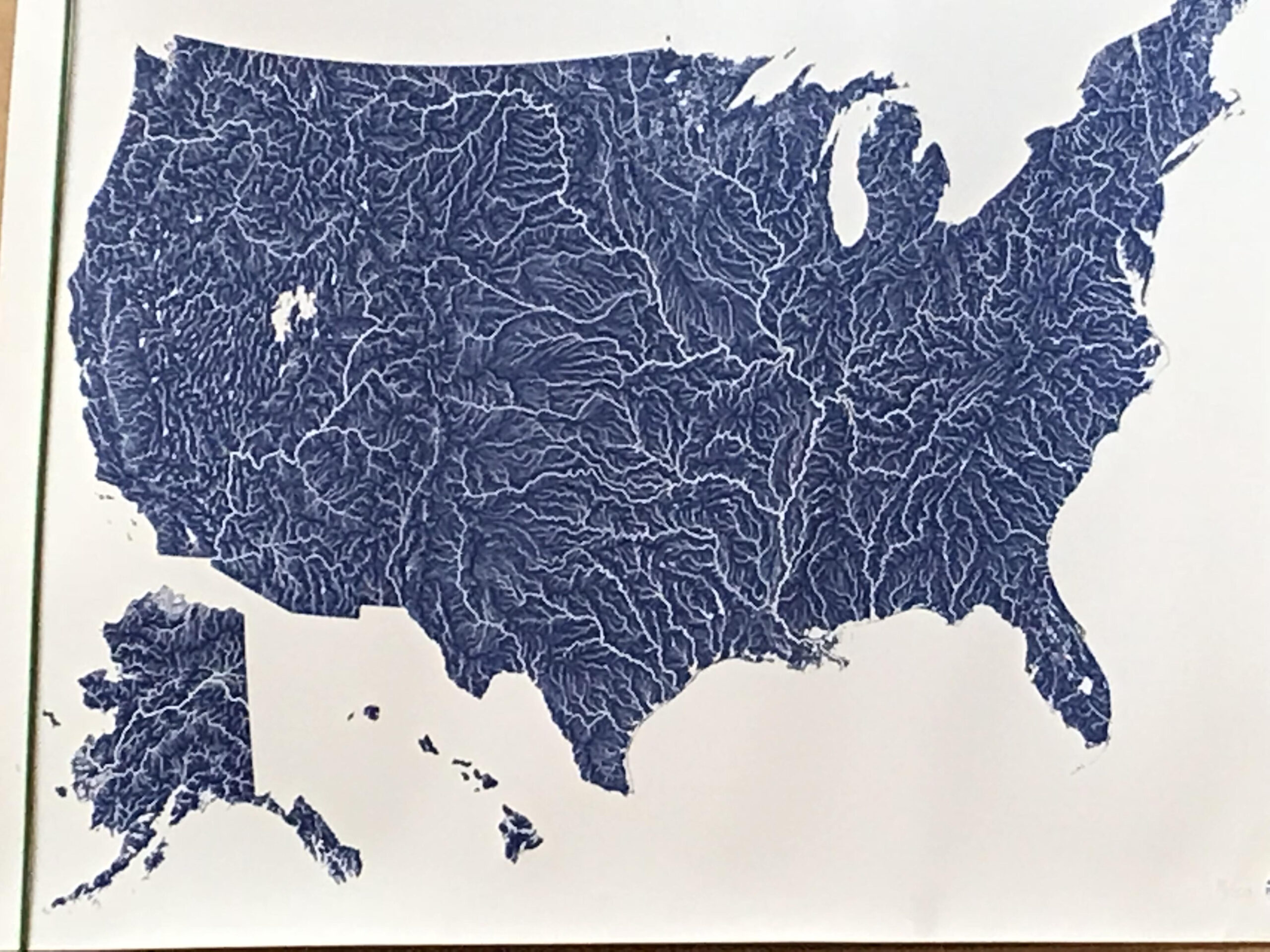 The US With All Major Bodies Of Water MapPorn