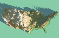 Top View USA 3d Map By Alok Dribbble