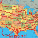 Travel Destinations United States Maps Road Trip Map Road Trip Usa