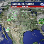 U S Satellite Radar View Hurricane And Tropical Storm Coverage From
