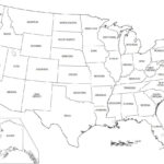 United States Map Black And White Map Of The World