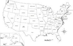 United States Map Black And White Map Of The World