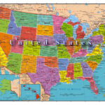 United States Map Puzzle 300 Piece Educational States Highways Rivers