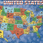 United States Map Puzzle Games World Map Gray