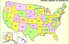 United States Map State Abbreviations Refrence Us Abbreviation Quiz
