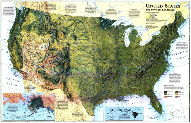 National Geographic USA Map