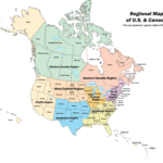 US Canada Regional Map CNIA