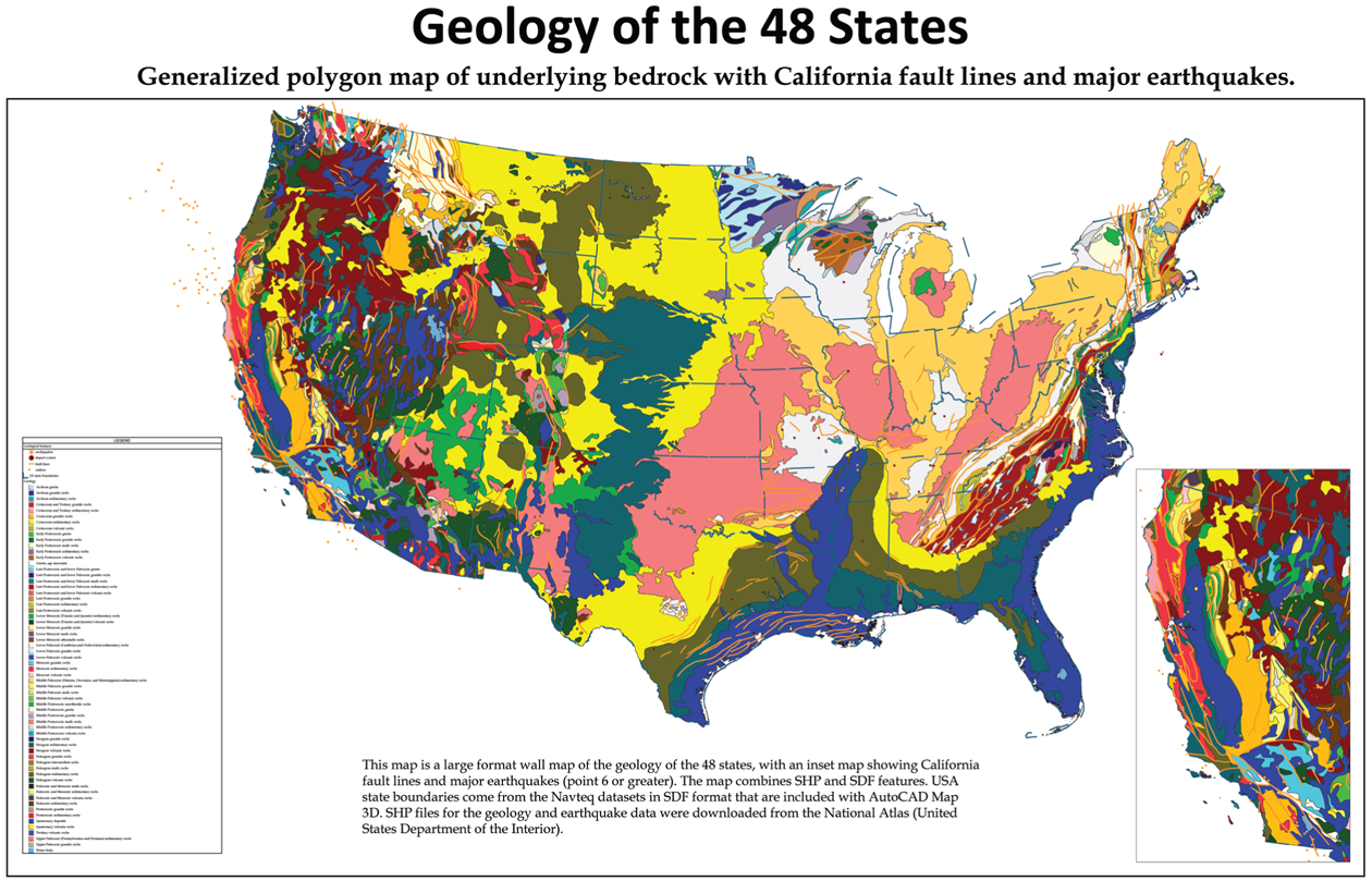 US Geology Map Map Us Map Geology