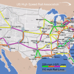 US High Speed Rail Map High Speed Rail High Speed Train Map