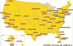 US International Airports Map United States International Airports Map