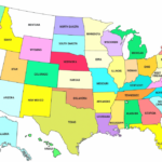 Us Map W State Abbreviations Usa Map Us State Map With Major Cities