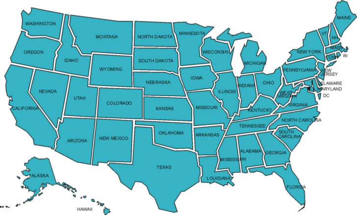 Downloadable Map Of USA