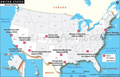 Us Map With Airports