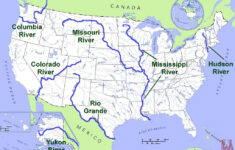us map with rivers labeled Us Map With Rivers Labeled
