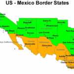US Mexico Border Map Manohar Parrikar Institute For Defence Studies