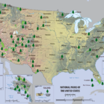 US National Parks Scratchable Map 2020 EDITION All 61 DESIGNATED