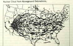 US Nuclear Testing Fallout Map Areas Of The Continental Un Flickr