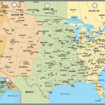USA Area Code Map Digital Vector Creative Force