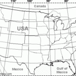 USA Contiguous Latitude And Longitude Activity Printout 1