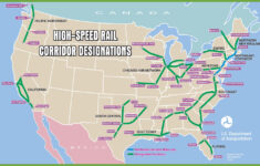 USA High Speed Rail Map
