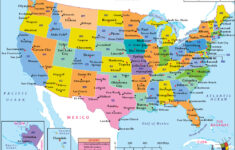 Usa Major Cities Map World Map With Countries