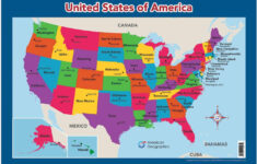 usa map for kids united states wall desk map 18 x 26 laminated USA Map For Kids United States Wall Desk Map 18 X 26 Laminated