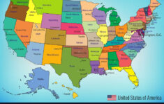 usa map with federal states all states are selectable vector USA Map With Federal States All States Are Selectable Vector