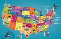 Usa Map With States Vector Image 1532591 StockUnlimited