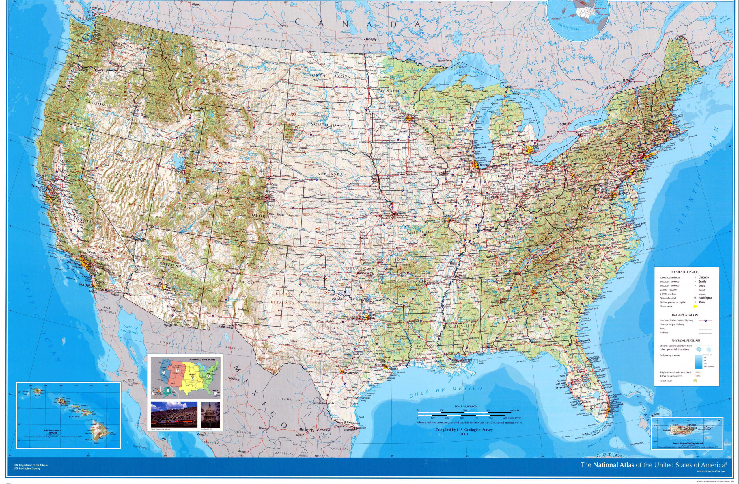 USA Maps Printable Maps Of USA For Download