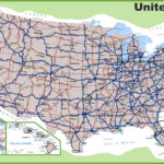 USA Road Map Usa Road Map Interstate Highway Map Highway Map